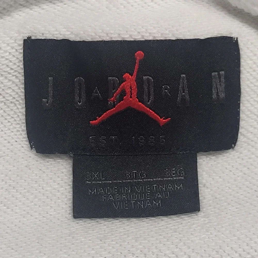 Nike Air Jordan Legacy AJ4 IV 4 What The Retro Hoodie White Cement Blue Size 3XL - Picture 7 of 13